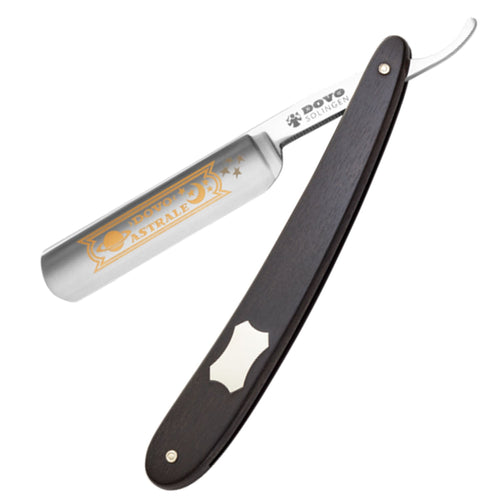 Dovo Astrale Straight Razor 5/8" Ebony Handle Round Point