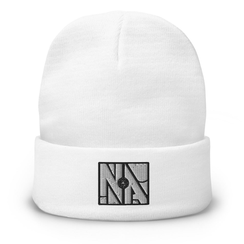 Black NA Embroidered Beanie by Naked Armor sold by Naked Armor Razors