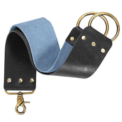 Naked Armor 2.5 Inch Black Blue Eel Strop