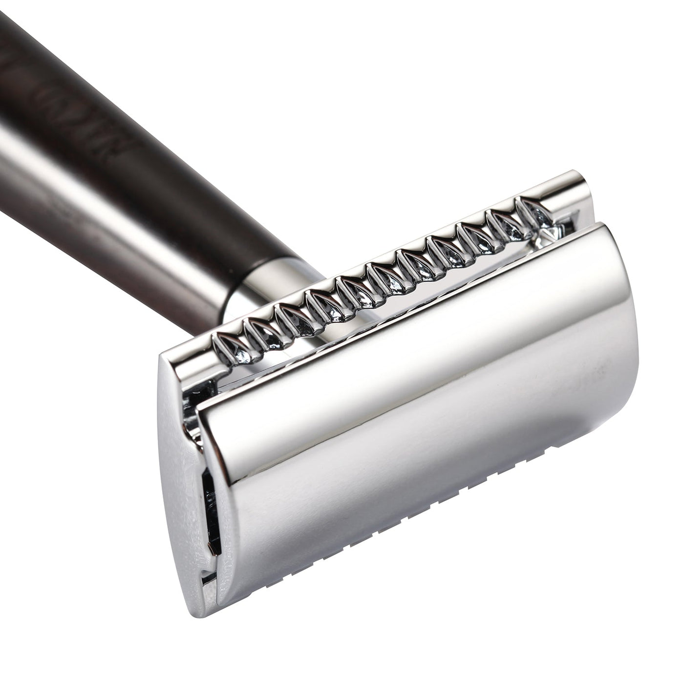 Naked Armor Aglovale Safety Razor Ebony Wood Zinc Aluminum