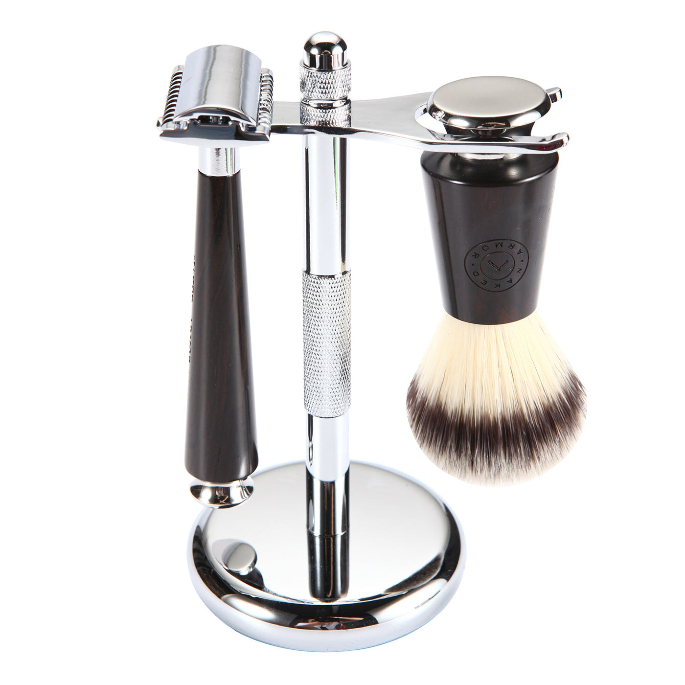 Naked Armor Aglovale Synthetic Fiber Closed Comb Safety Razor Shaving Set