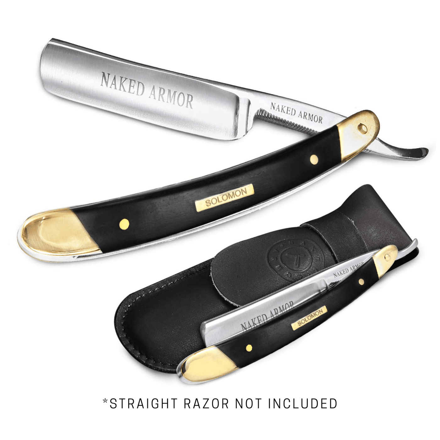 Straight Razor Leather Case | Brown | Naked Armor
