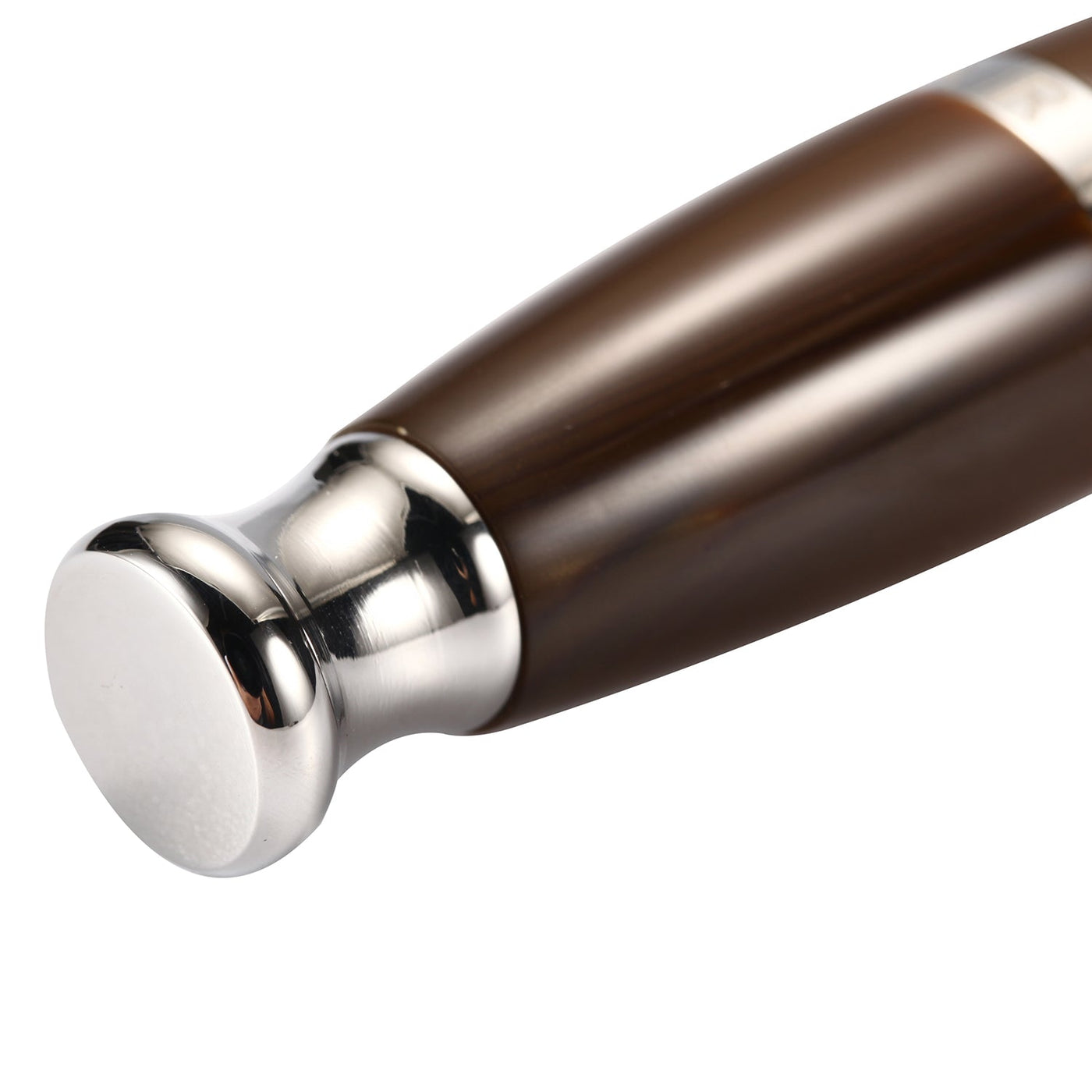 Naked Armor Dark Brown Priamus Safety Razor Wood Finish Resin Zinc Aluminum