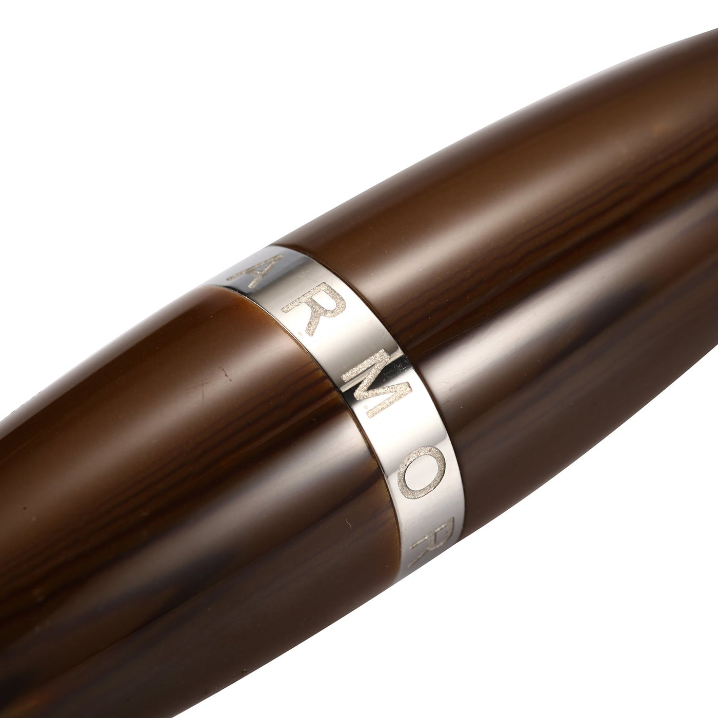 Naked Armor Dark Brown Priamus Safety Razor Wood Finish Resin Zinc Aluminum