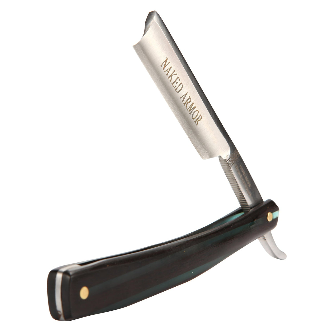 Naked Armor Dodinel Straight Razor 7/8" Ebony Wood Japanese Stainless Steel