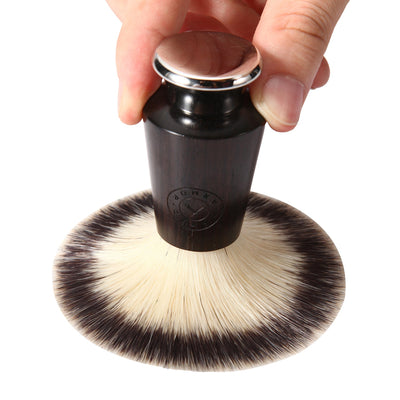 Naked Armor Ebony Wood Synthetic Badger Shaving Brush