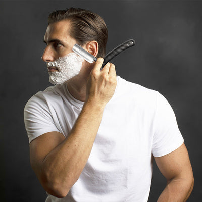 Naked Armor Elyan Straight Razor 7/8" Natural Resin Japanese Steel