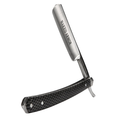 Naked Armor Elyan Straight Razor 7/8" Natural Resin Japanese Steel