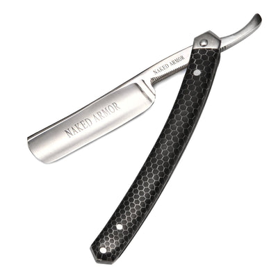 Naked Armor Elyan Straight Razor 7/8" Natural Resin Japanese Steel