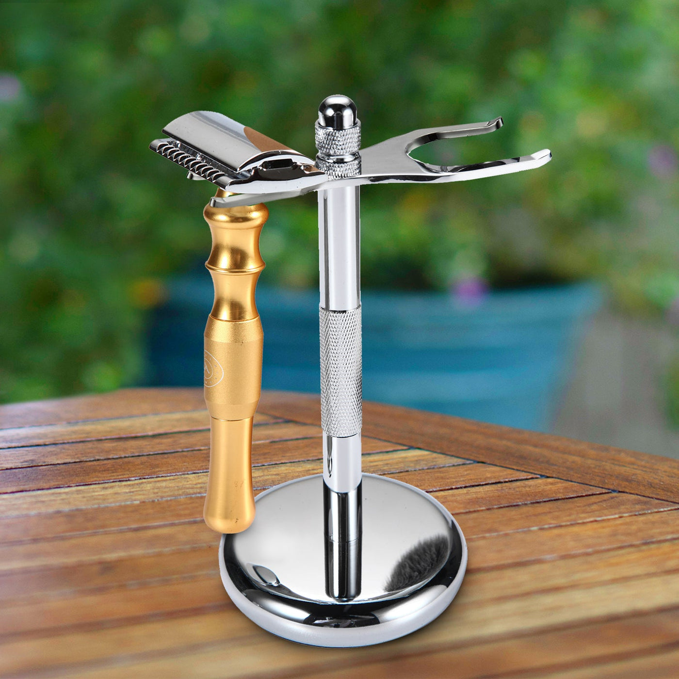 Naked Armor Gold Bleoberis Safety Razor Zinc Copper Zinc Aluminum