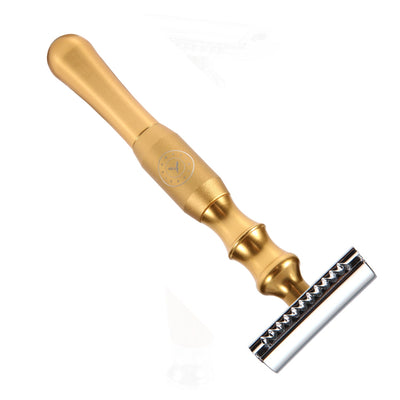 Naked Armor Gold Bleoberis Safety Razor Zinc Copper Zinc Aluminum
