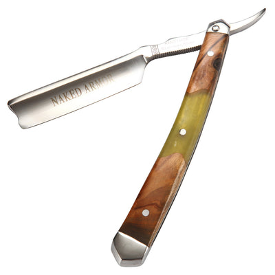 Naked Armor Griflet Straight Razor 7/8" Sandalwood Japanese Stainless Steel