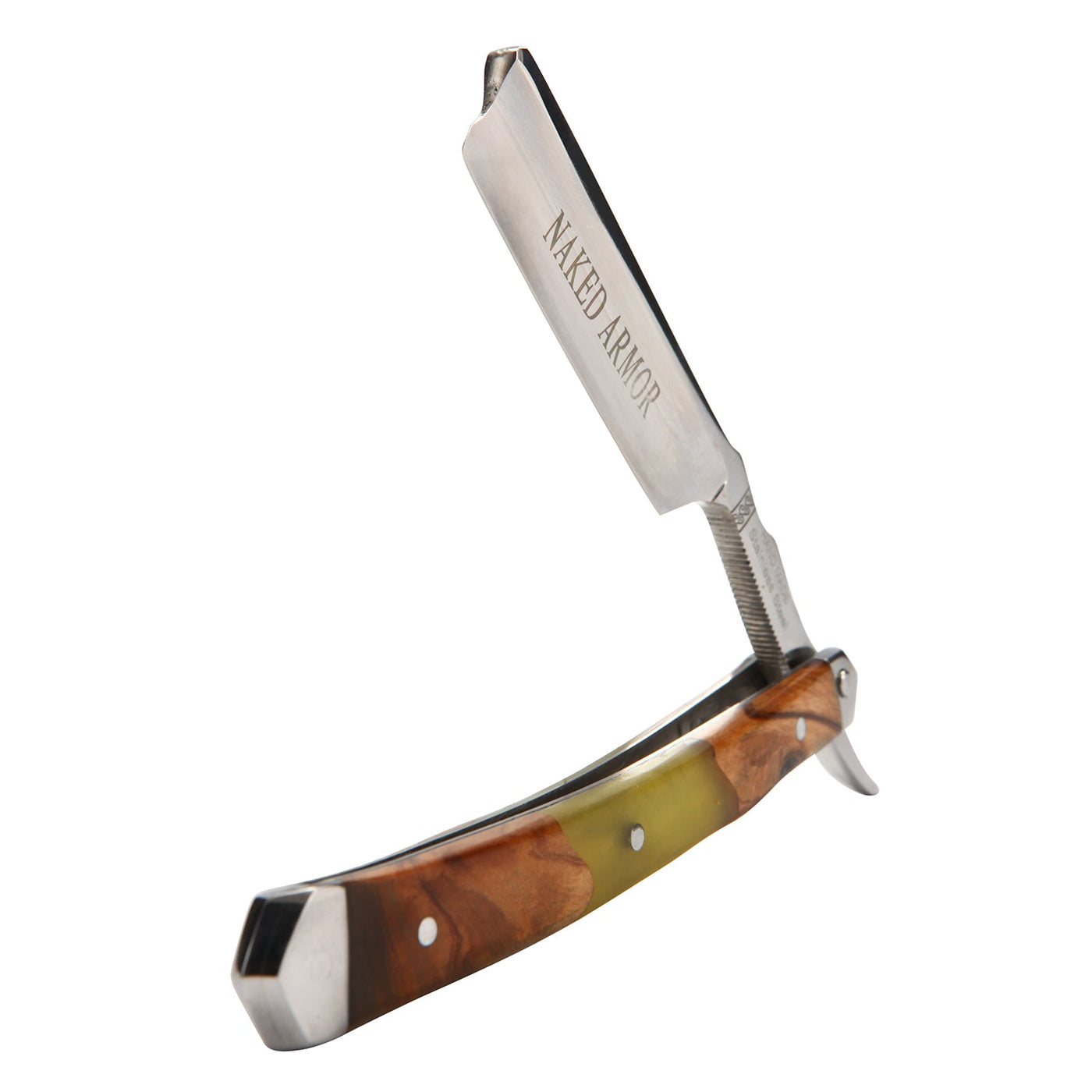Naked Armor Griflet Straight Razor 7/8" Sandalwood Japanese Stainless Steel