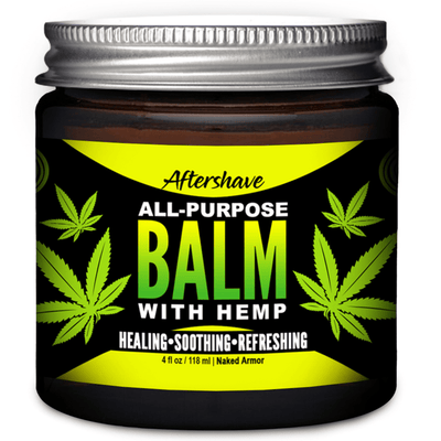 Naked Armor Hemp Body Face Razor Balm