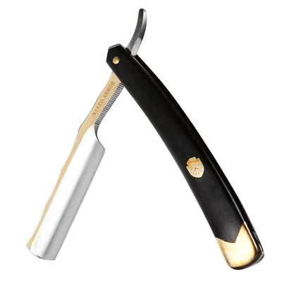 Naked Armor King Arthur 7 Piece Gold Straight Razor Kit