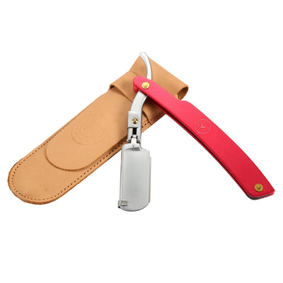 Naked Armor Lucan Shavette Red Metal Copper - Zinc Alloy Shoulder and Tang