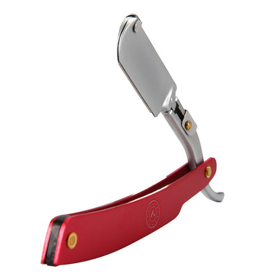 Naked Armor Lucan Shavette Red Metal Copper - Zinc Alloy Shoulder and Tang