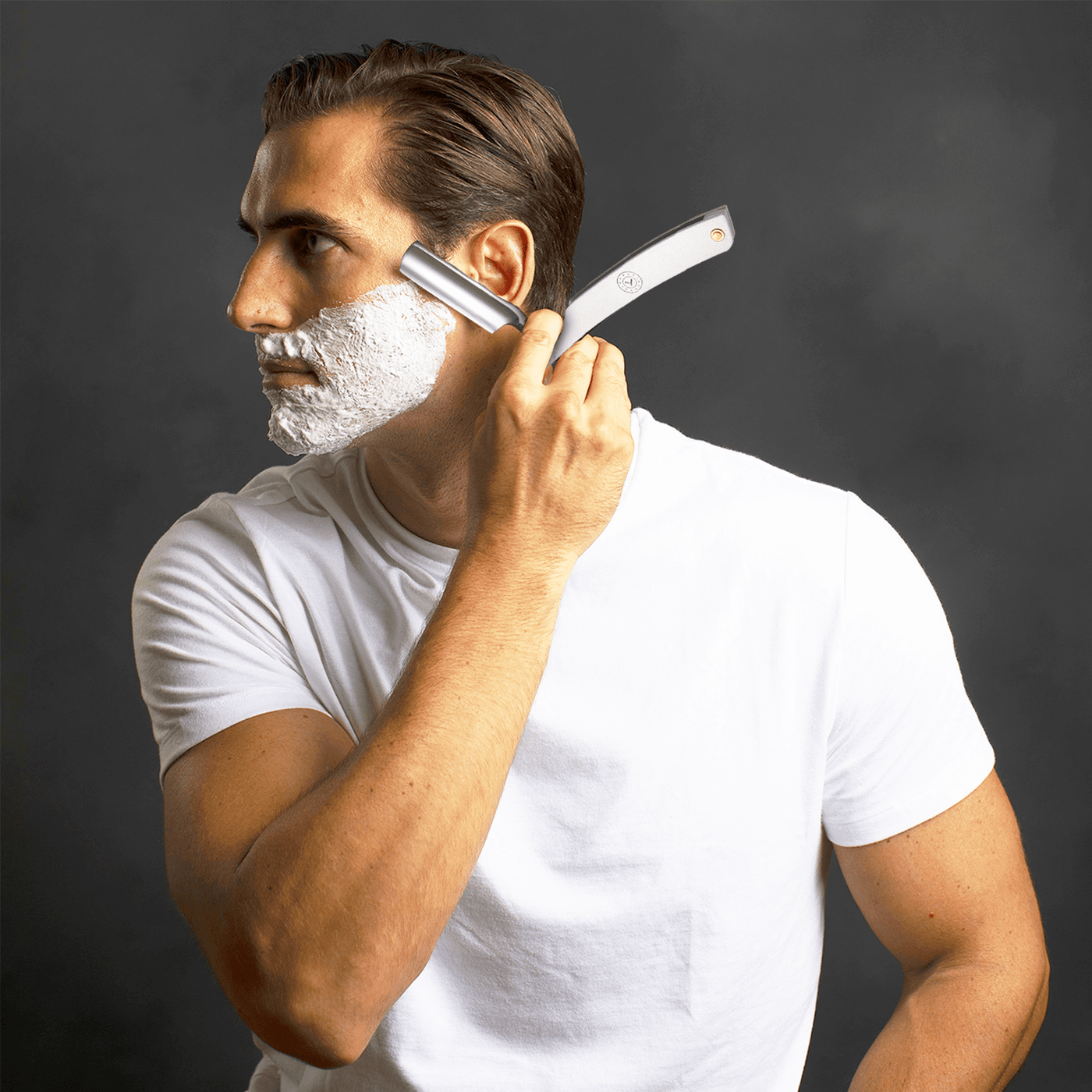 Naked Armor Merlin Straight Razor 7/8" Powdered Steel Japanese Stainless Steel