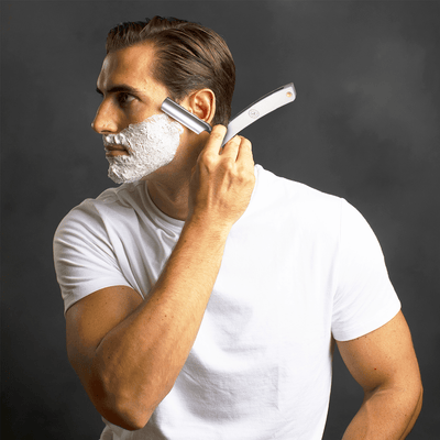 Naked Armor Merlin Straight Razor 7/8" Powdered Steel Japanese Stainless Steel