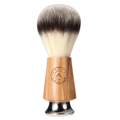 Naked Armor Olive Wood Synthetic Badger Shaving Brush