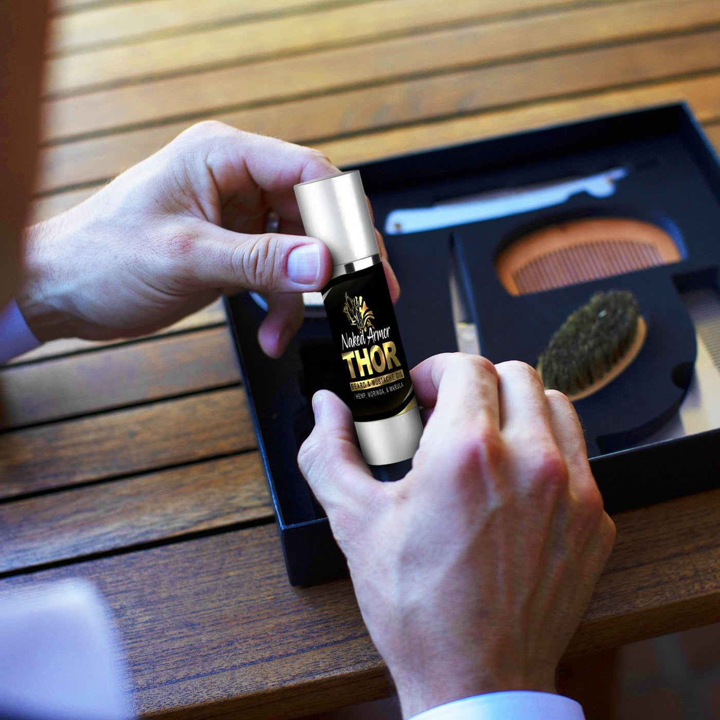 Naked Armor Organic Thor 5 Piece Men's Care Kit