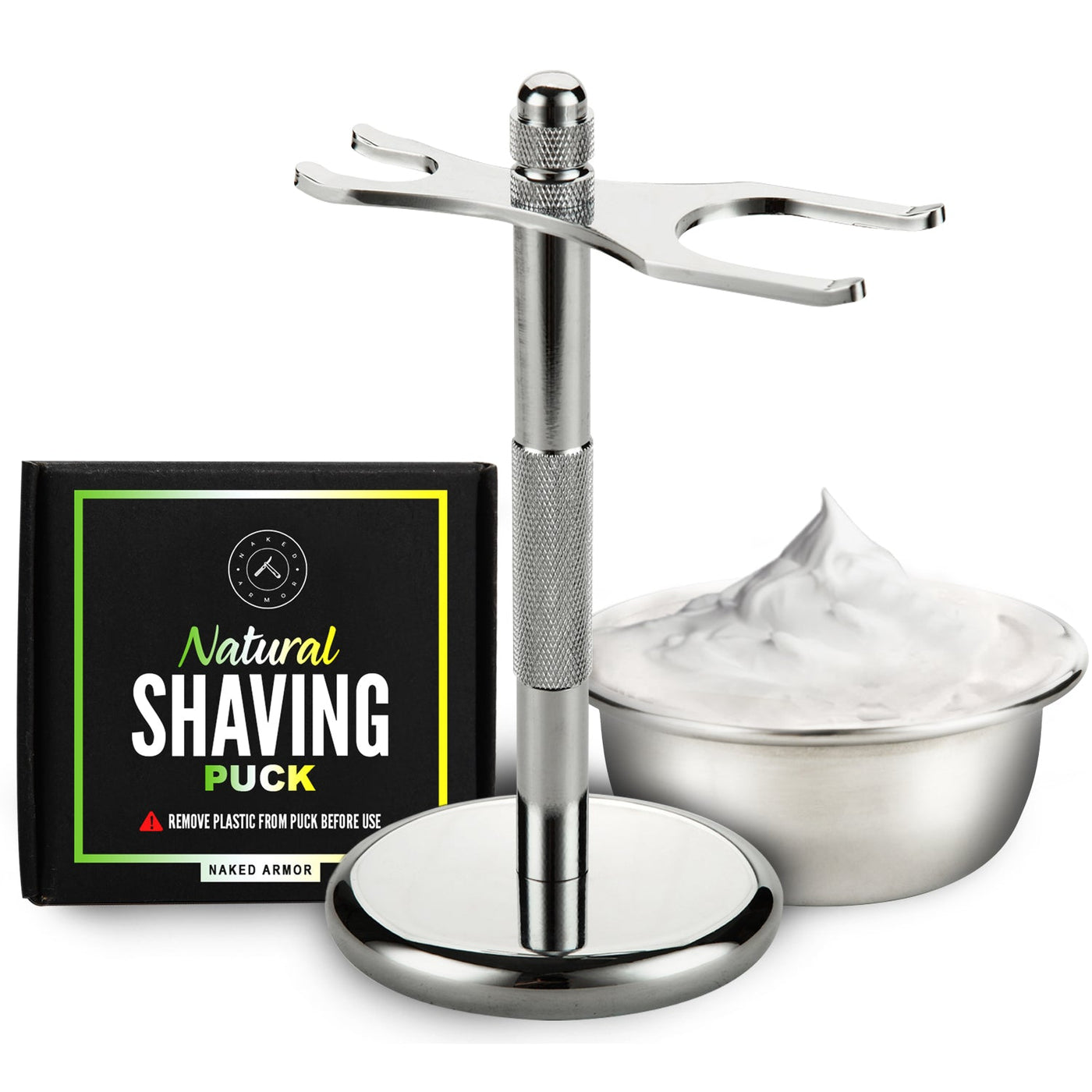 Naked Armor Safety Razor Stand Kit 3 Pieces