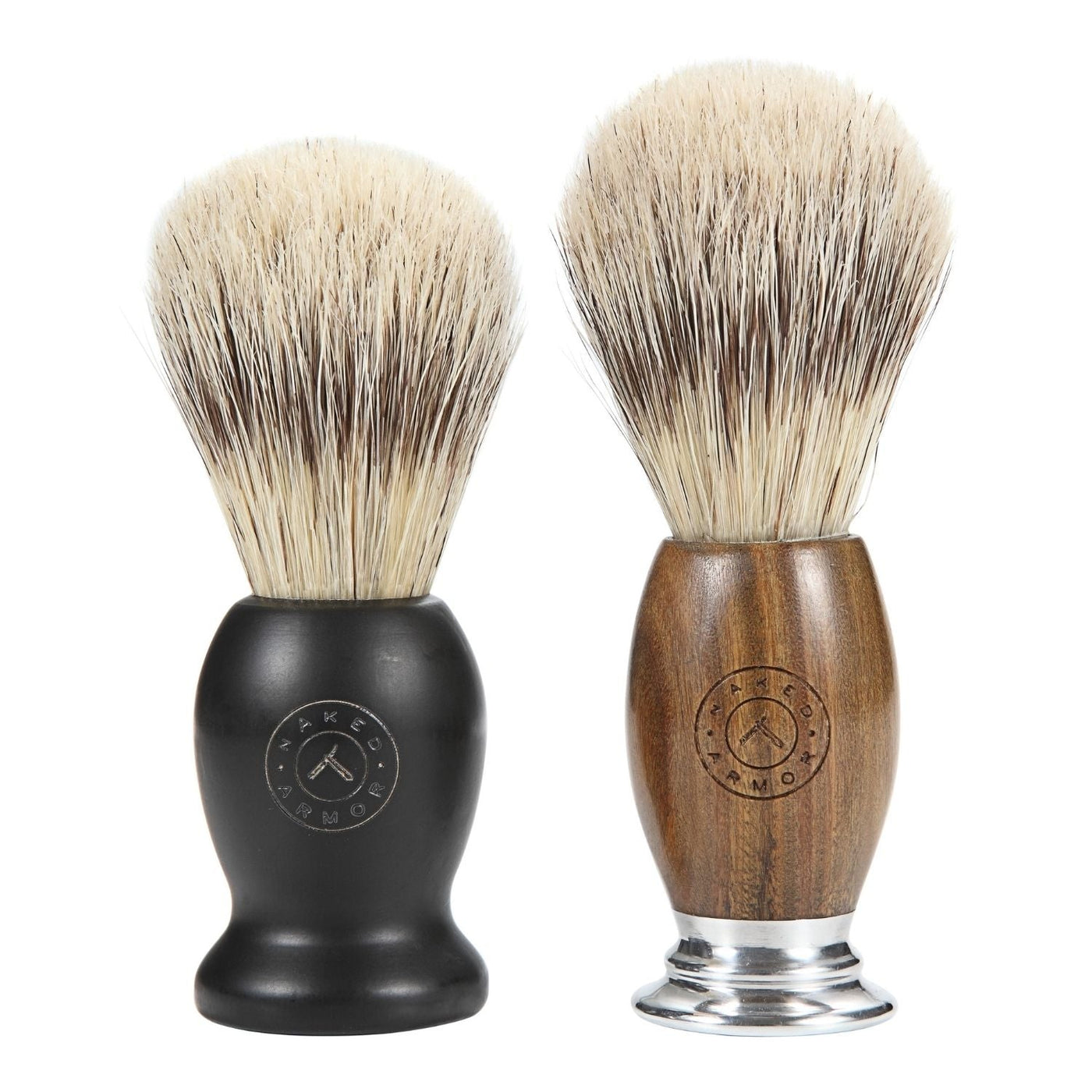 Naked Armor Sandalwood Synthetic Shaving Brush