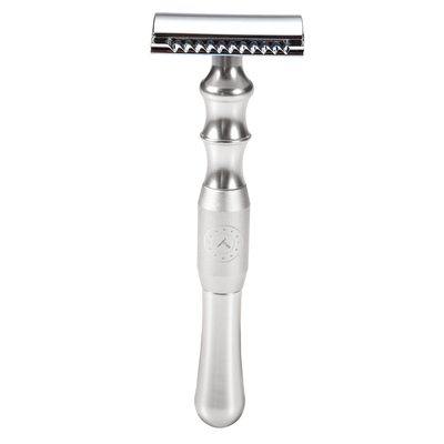 Naked Armor Silver Bleoberis Safety Razor Zinc Copper Zinc Aluminum