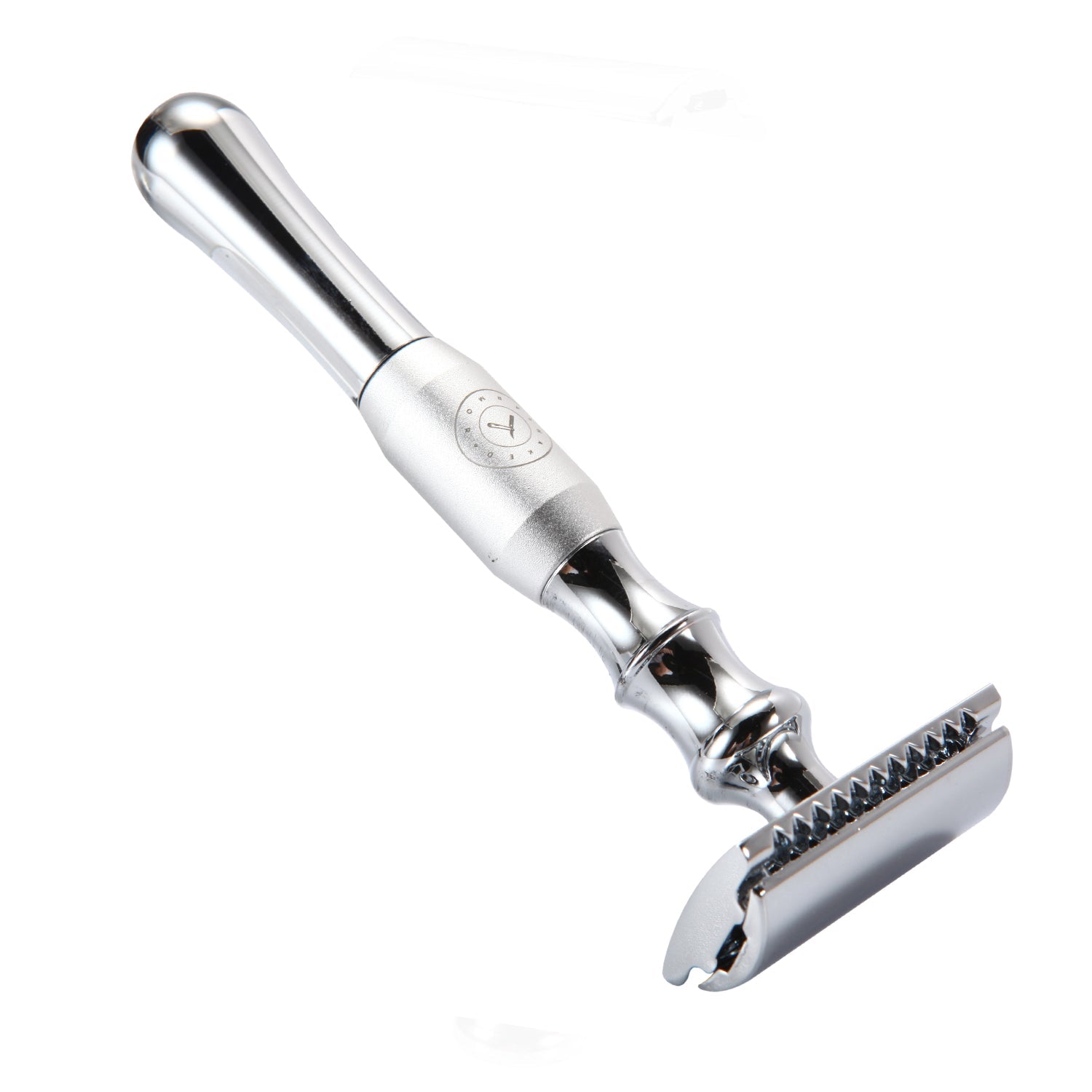 Bleoberis Closed Comb Safety Razor | Silver | Naked Armor