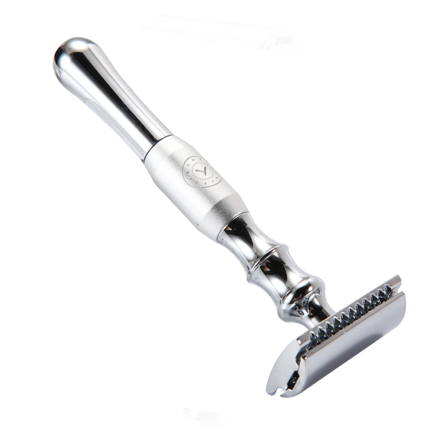 Naked Armor Silver Bleoberis Safety Razor Zinc Copper Zinc Aluminum