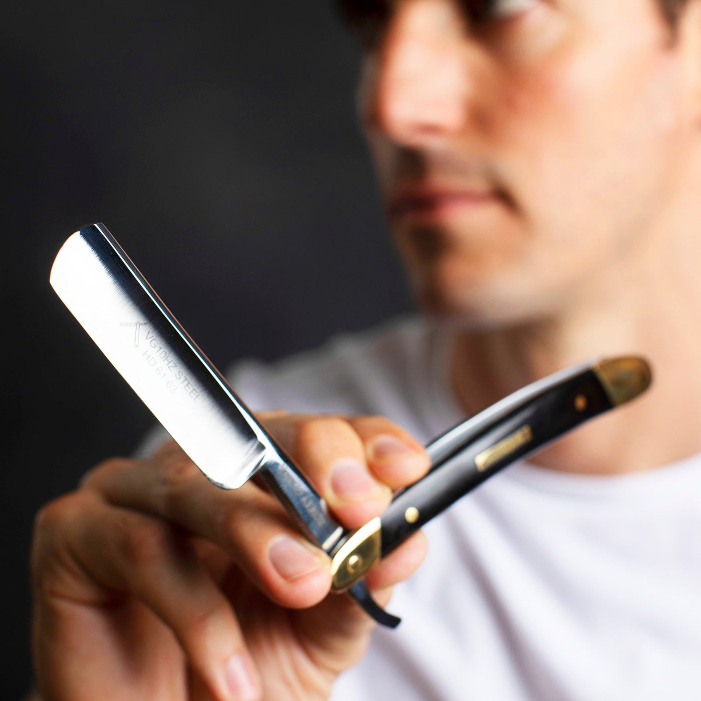 Naked Armor Solomon 7 Piece Straight Razor Kit 7/8 Brown