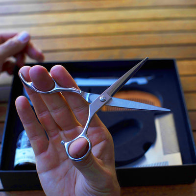 Naked Armor Stainless Steel Beard Scissor, 7"