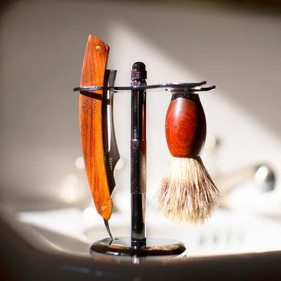 Naked Armor Straight Razor Stand Kit 3 Pieces