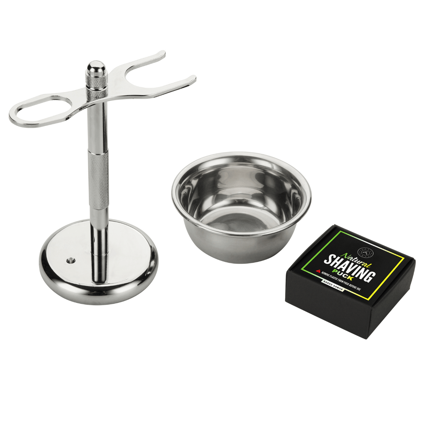Naked Armor Straight Razor Stand Kit 3 Pieces