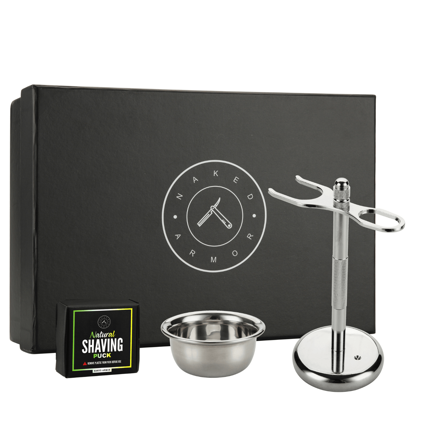 Naked Armor Straight Razor Stand Kit 3 Pieces