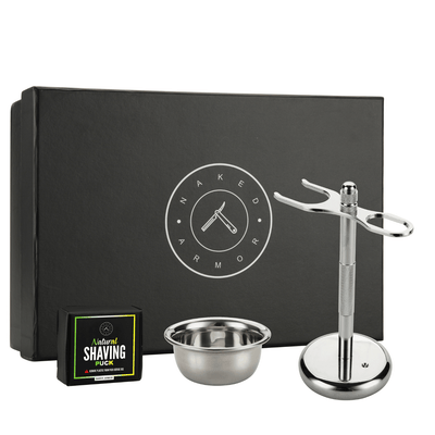 Naked Armor Straight Razor Stand Kit 3 Pieces