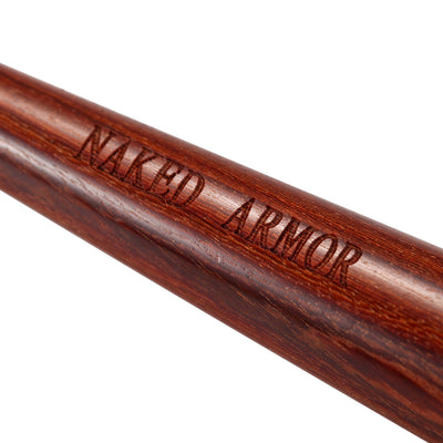 Naked Armor Tor Safety Razor Mahogany Wood Zinc Aluminum