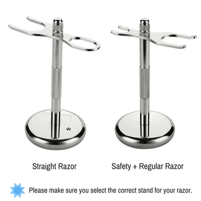 Naked Armor Zinc Alloy Stand for Straight Razor and Shaving Brush