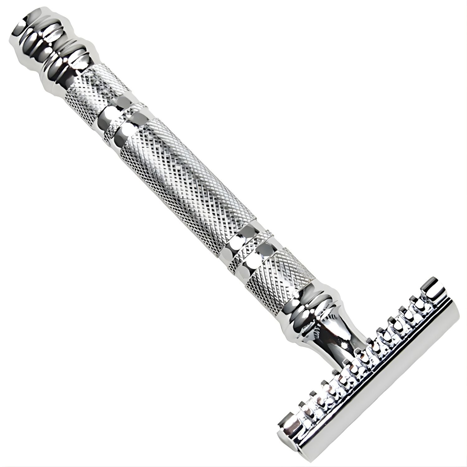 Parker 24C Open Comb Double Edge Safety Razor Chrome | Naked Armor