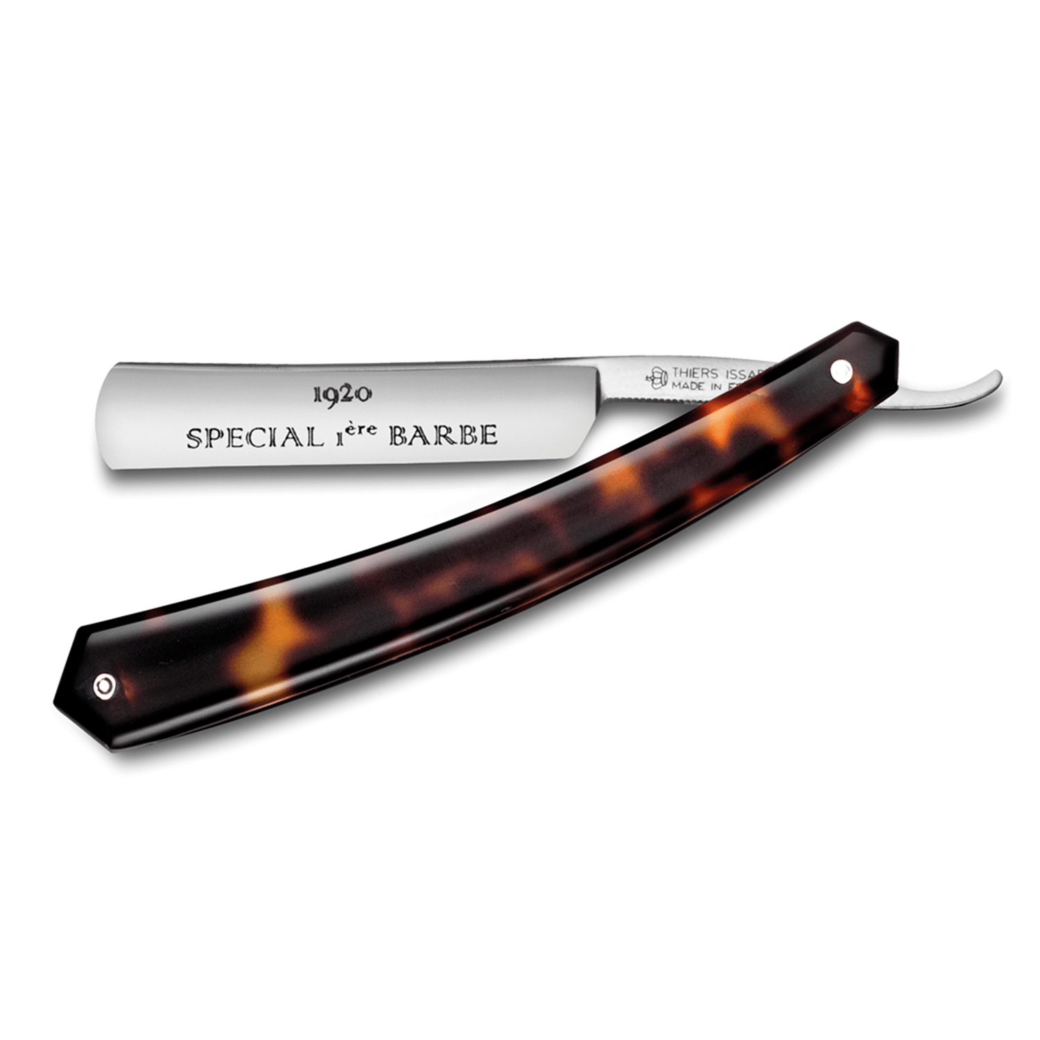 Old Shell Razor Thiers Issard '1920 Special 1ère Barbe' Straight Razor 4/8