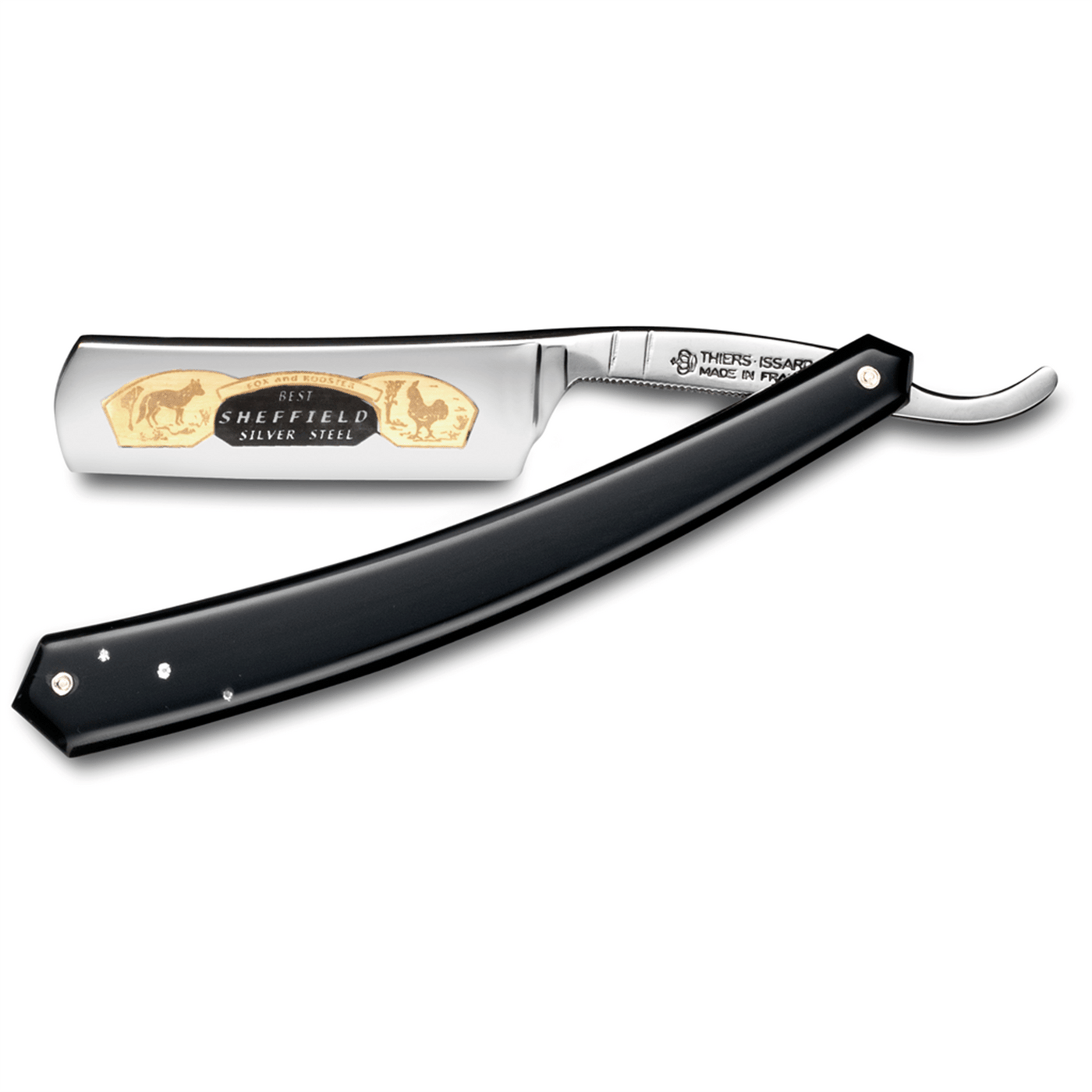 Thiers Issard 'Best Sheffield Silver Steel' Fox and Rooster Straight ...