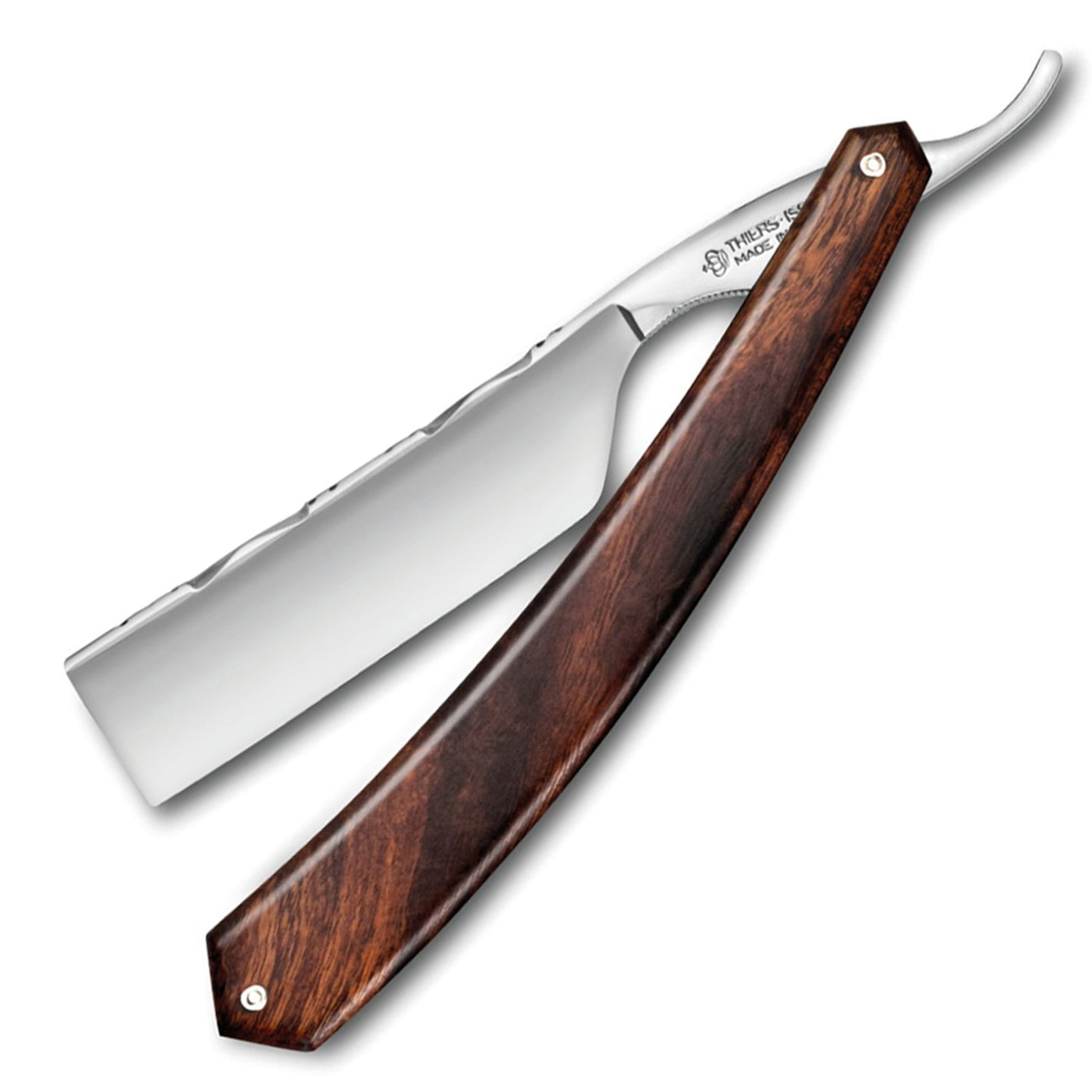 Thiers Issard Desert Ironwood Straight Razor 7/8" Carbon Steel with Rice Hand Filework on the Spine