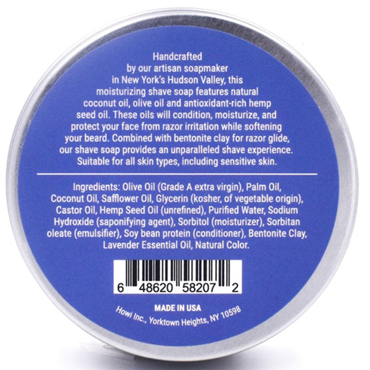  Taconic Shave Hemp & Lavender Shave Soap by Taconic Shave sold by Naked Armor Razors