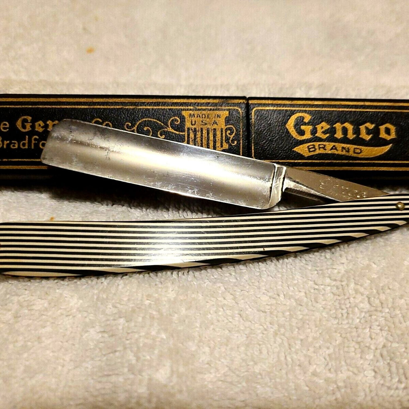 Vintage Genco Straight Razor - Classic Shaving Experience – Naked Armor ...