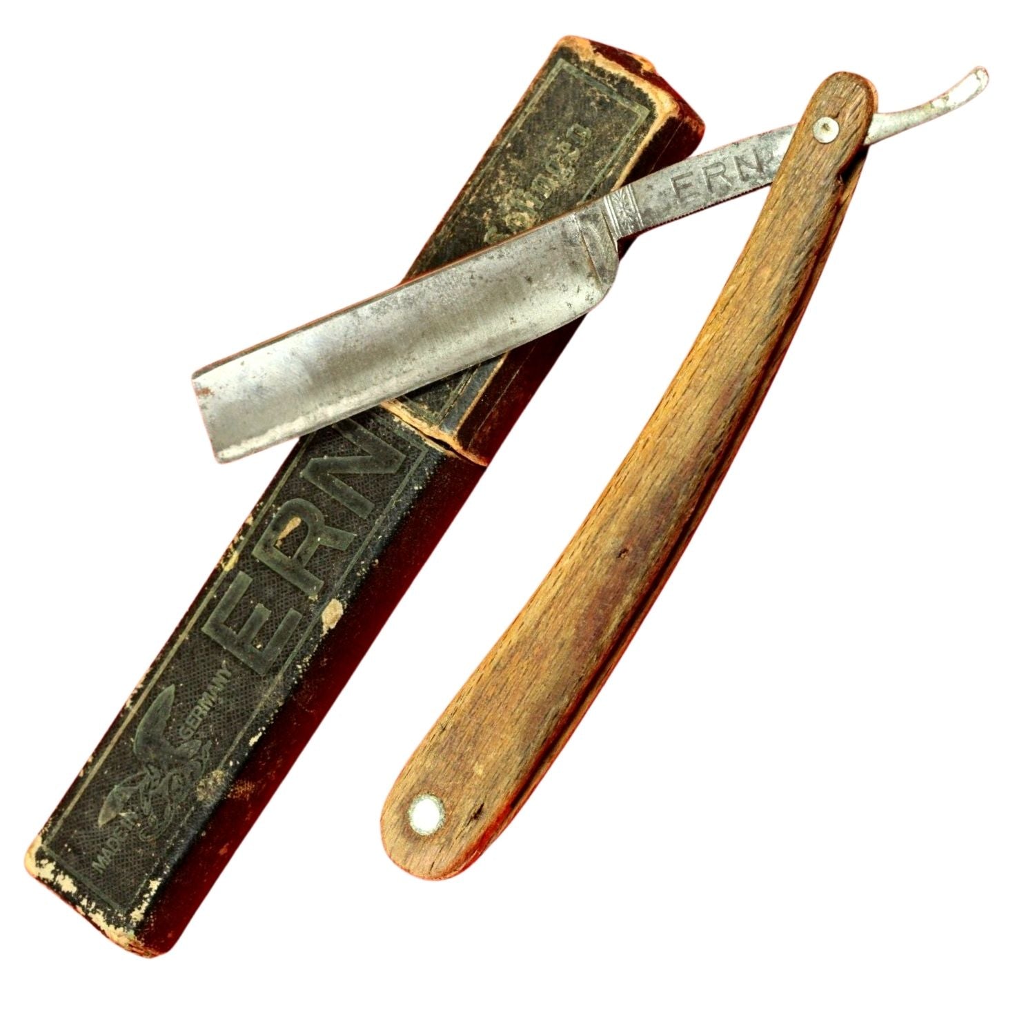 Vintage Pre-war ERN Solingen Straight Razor for Shaving